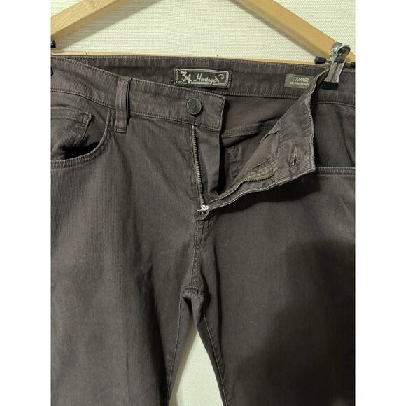 34 Heritage Pants Men Sz 36x32 Brown Courage Corduroy Mid Rise Straight Regular - Picture 5 of 15